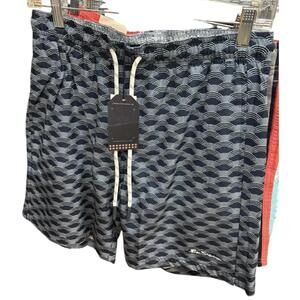 NEW BEN SHERMAN men's swim shorts bottom in navy